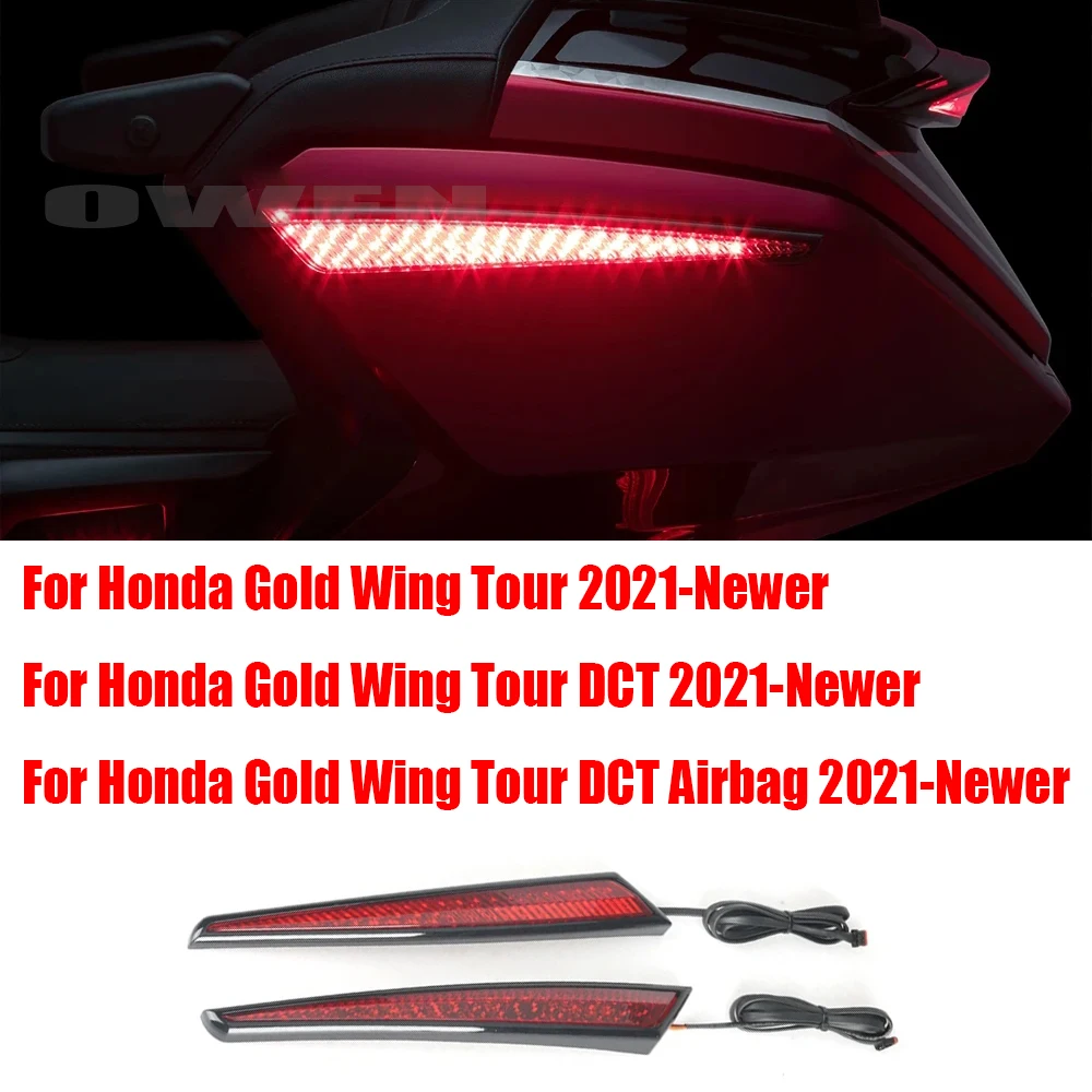 

Goldwing GL1800 Tour DCT Airbag Motorcycle Top Spar Box Trunk Side Light Decorative LED Light Lamp For Honda Goldwing Tour 2021-