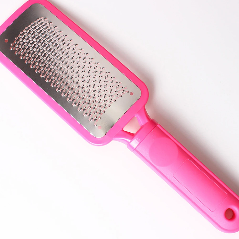 

Double Sided Foot File Sandpaper Rubbing Board Professional Pedicure Tool Stainless Steel Callus Remover Hard Skin for Women