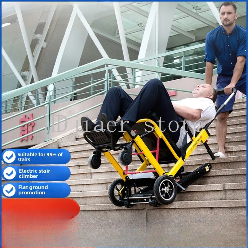 

Longshizhou Electric Climbing Wheelchair Vehicle Artifact Elderly Electric Fully Automatic Up and Down Stairs