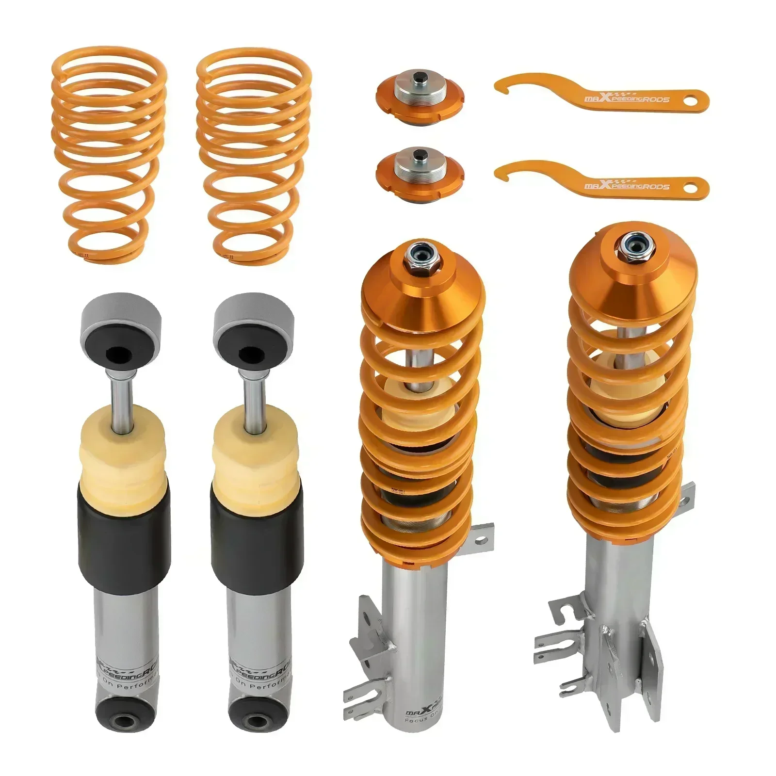 For Factory Coilover Shock Absorber Spring Strut For Fiat 500 Abarth Panda Hydrogen Mk2 Mk3