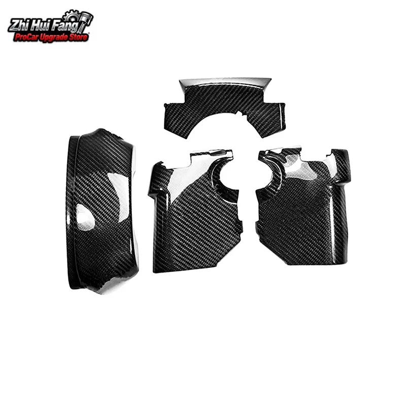 

Suitable for Nissan NISSAN GTR35 Real Carbon Fiber Modified Interior Steering Wheel Base Decorative Sticker