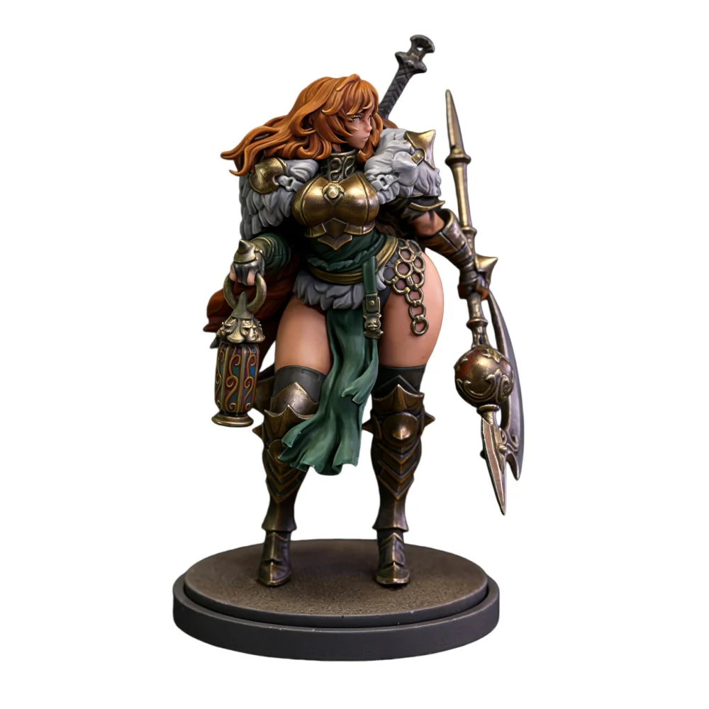 

Cast Resin Model Kits Beauty Soldier Goddess High Quality Collection Self-assembled Unpainted Model Figure For Hobbyists