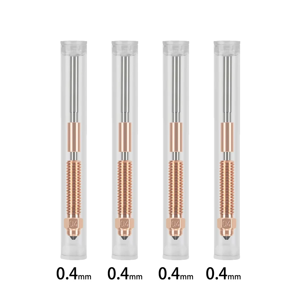 Für Creality K1c Düse K1 Max Gehärtete Stahldüse Schnellwechsel All-in-One High-Flow Bimetall Heatbreak für Ender 3 V3 3D-Drucker