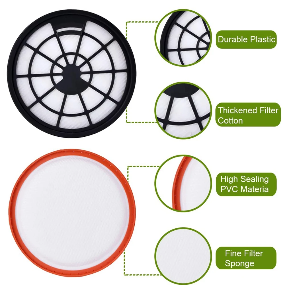 ชิ้นส่วนอะไหล่ตัวกรอง HEPA เข้ากันได้ 95 อุปกรณ์เสริมเครื่องดูดฝุ่นตรงชุดกรองมอเตอร์ก่อนและหลัง