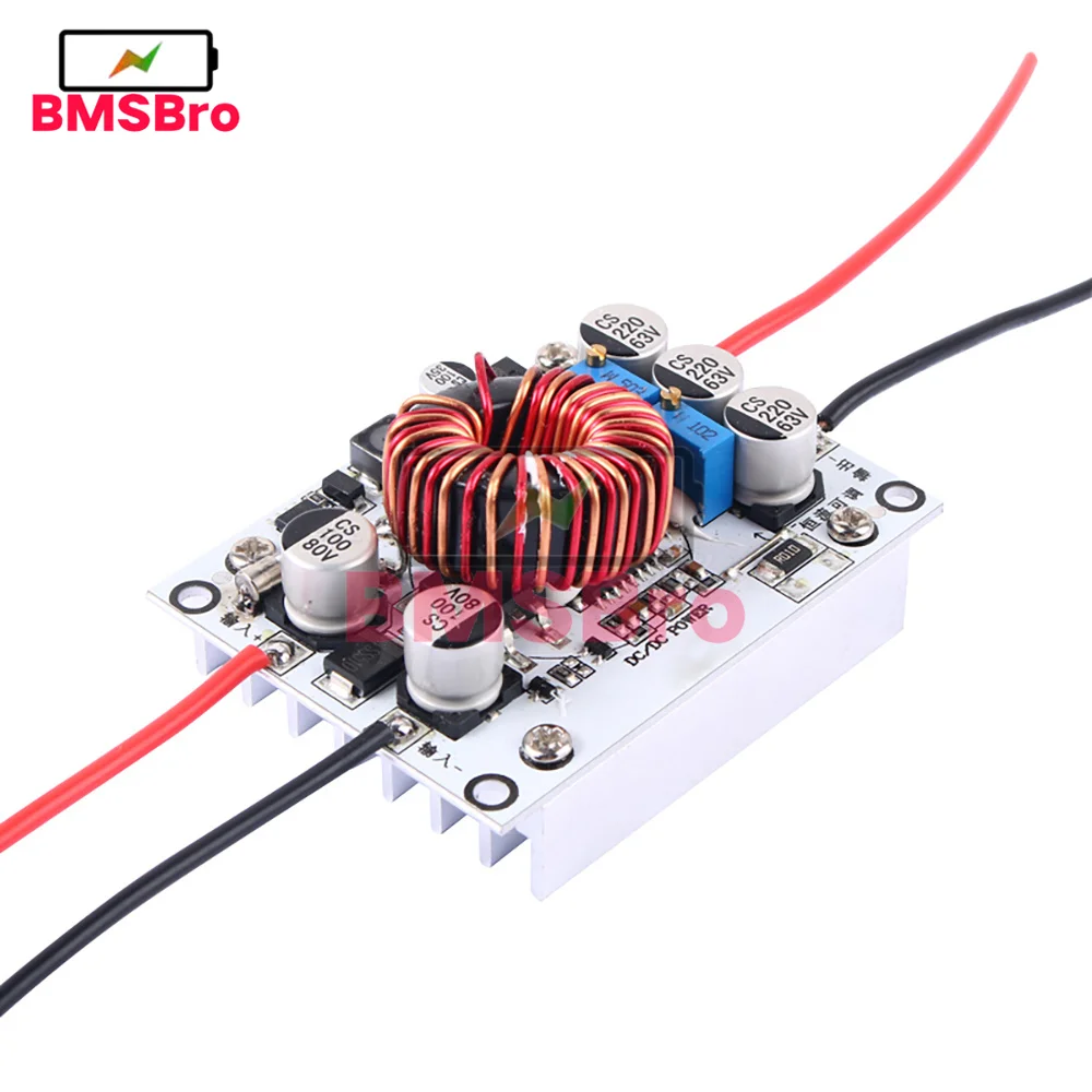 DC-DC 10-70V to 5-58V 30W 180W Boost Buck Converter CC CV Power Supply Module Adjustable Step Up/Down Module Voltage Regulator