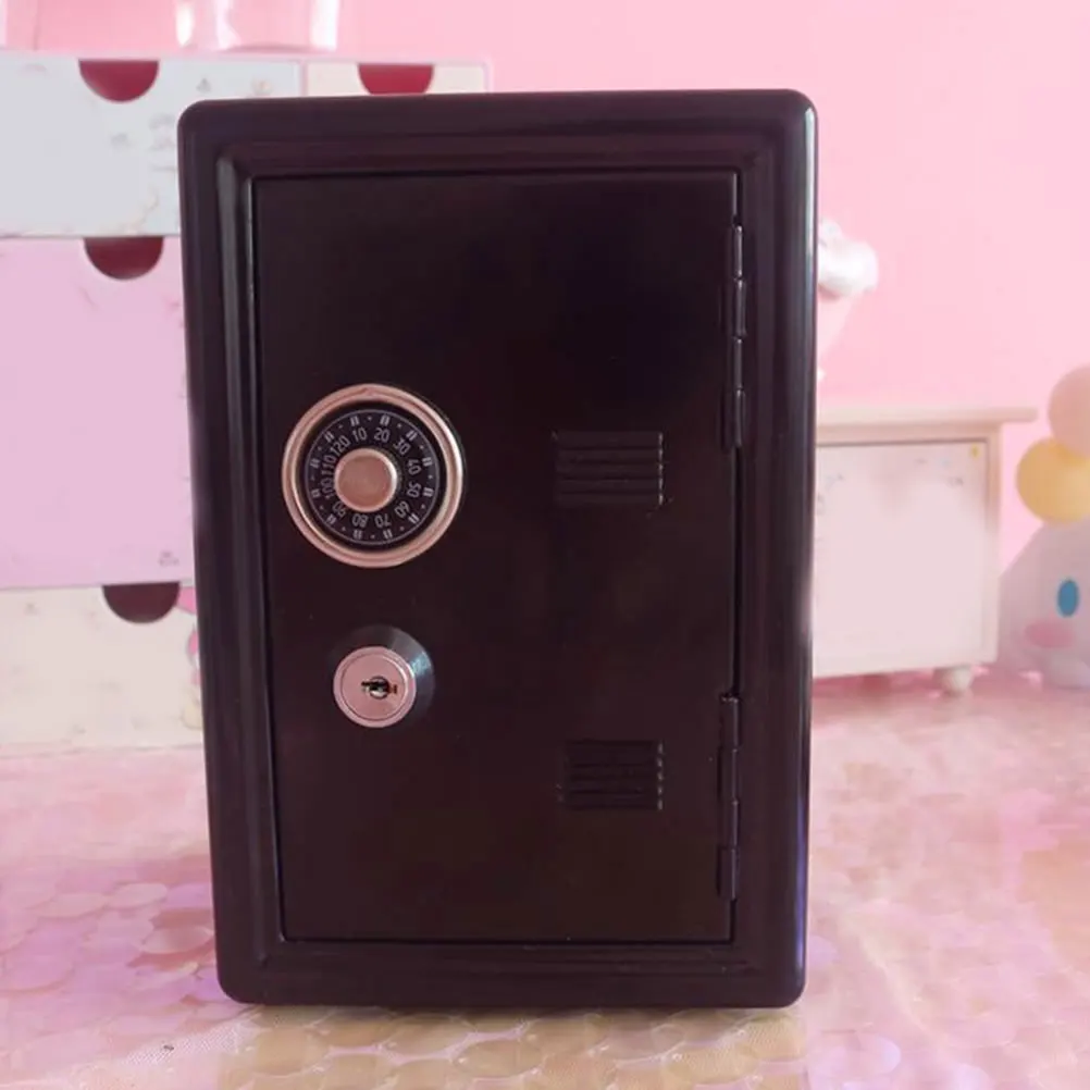 

1 шт., железный футляр для пароля, сейф для денег, настольный ящик для денег, универсальный безопасный контейнер для хранения, подарочный настольный футляр с паролем