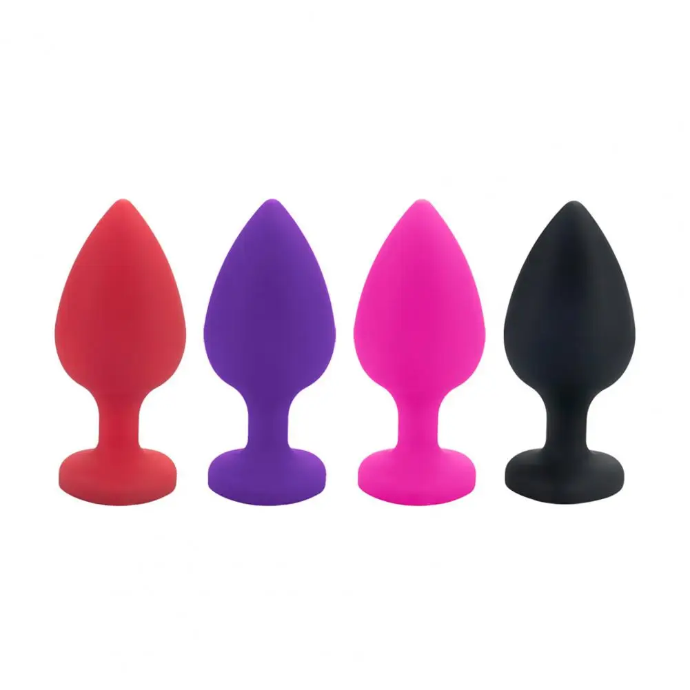 1Pcs Silicone Butt Plug Anal Plugs Unisex Sex Stopper 3 Different Size Adult Toys For Men/Women Anal Trainer For Couples