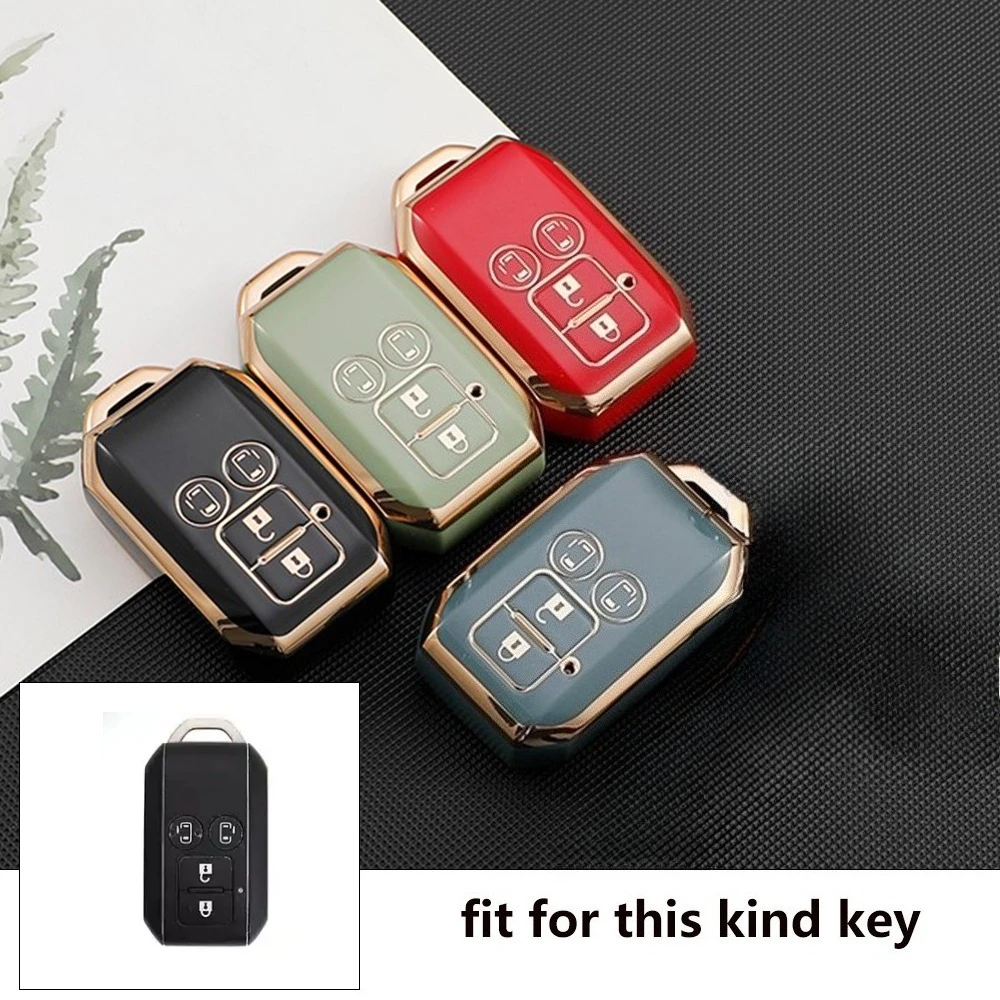 4 Buttons Car Key Case for Suzuki Spacia MK53S Jimny Sierra Swift Wagon Car Remote Key shell Cover Case Interior Accessories