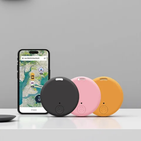 Mini Bluetooth Tracker Anti Lost Key Finder Children's Pet Tracker Wallet And Luggage Locator Compatible With iOS And Android