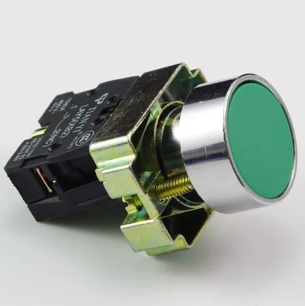 5PCS 1 N/O XB2BA31C Momentary Green Flush Pushbutton Replaces