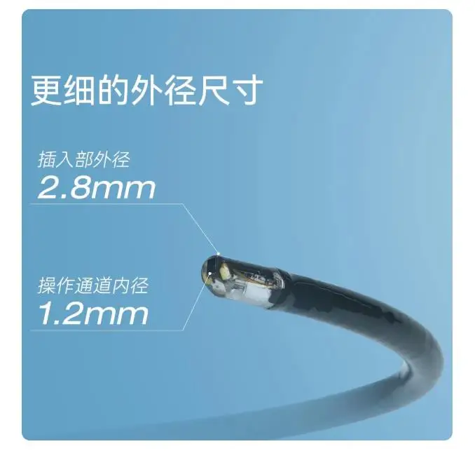 Portable animal endoscope with instrument channel, two-way rotating electronic soft endoscope