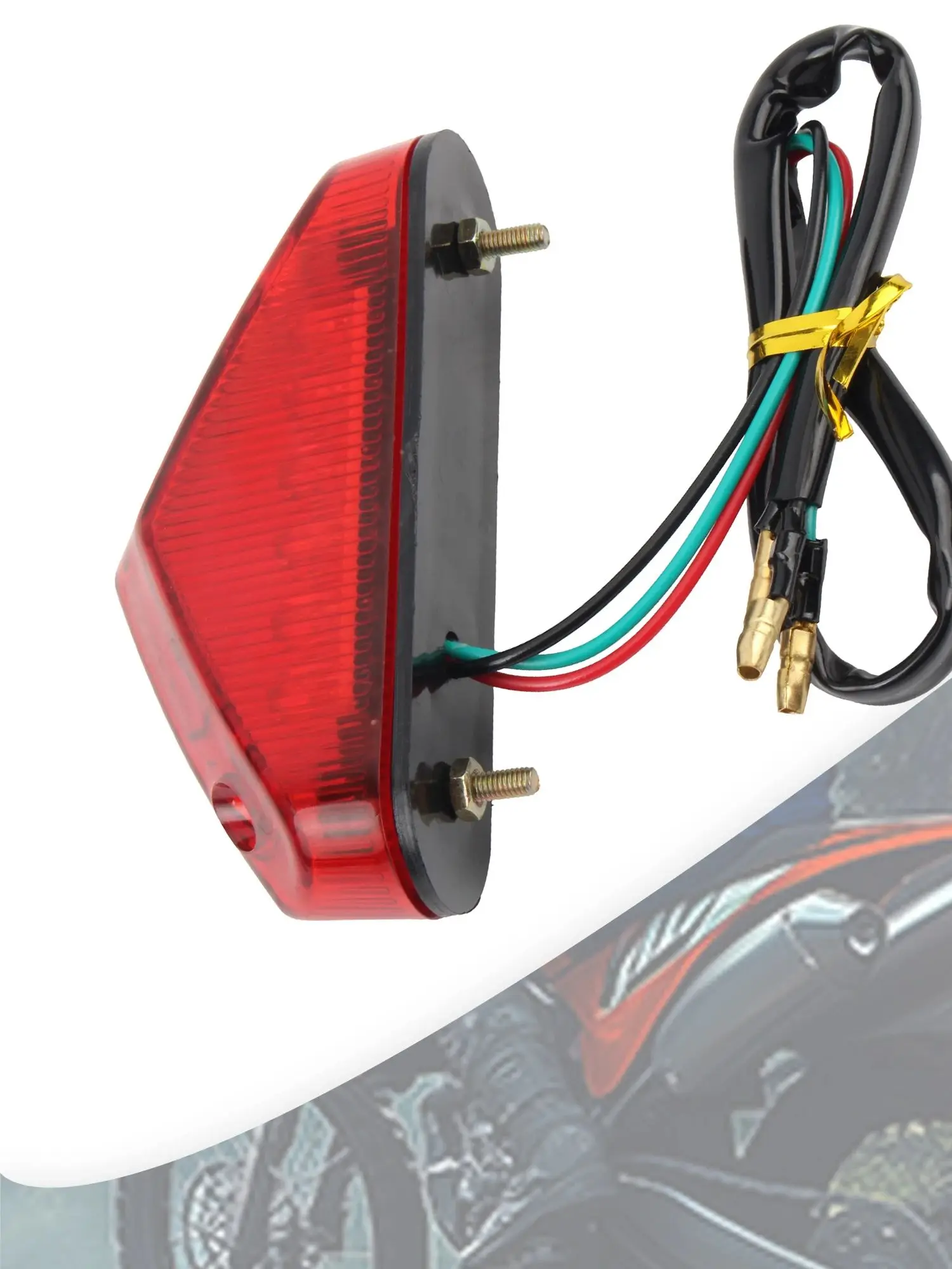 AliExpress PowerMotor Motorcycle Brakes LED Tail Light Brake Light Signal Lamp Light Rear Scooter Universal Pit Dirt Bike Motocross Accessories