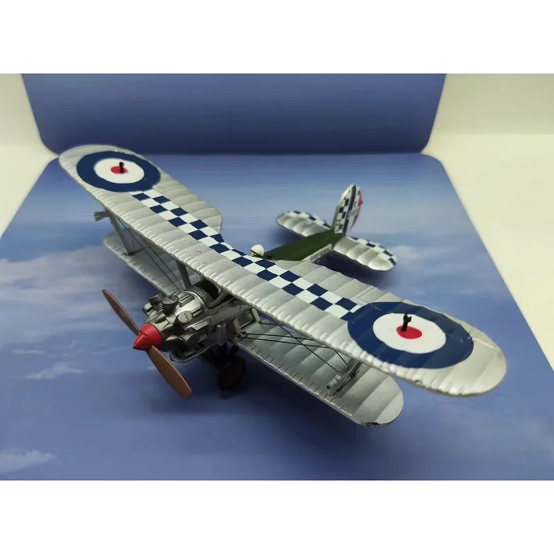 

Diecast 1/72 Scale Bristol Bulldog Biwing Fighter Alloy Aircraft Model Collectible Decorative Ornament