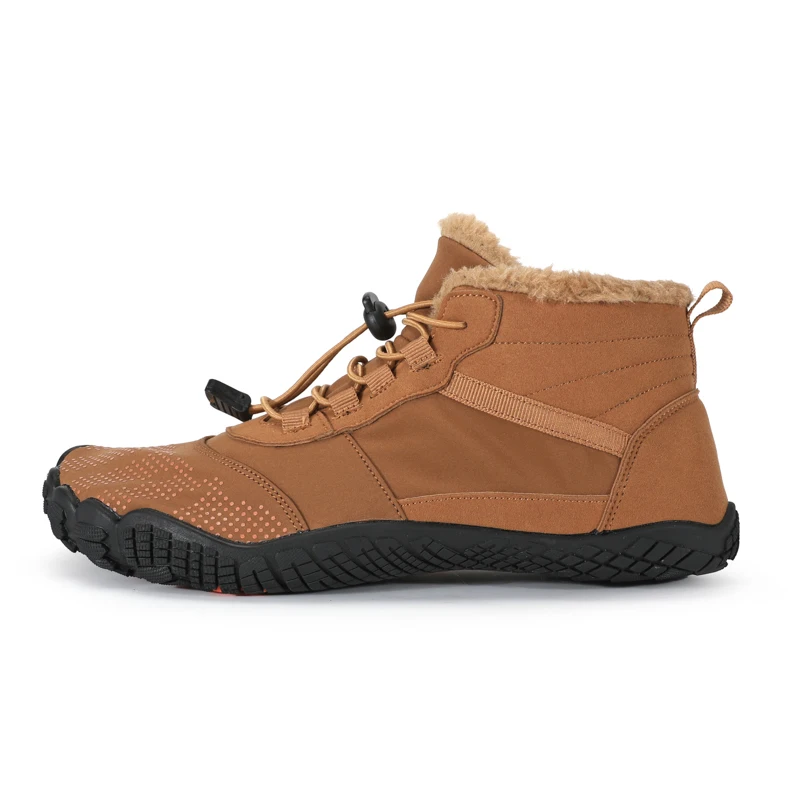 Winter Keep Warm Boots for Men Women Snow Boots Ankle Barefoot Shoes Outdoor Casual Work Shoes Anti-Slip For Trekking Climbing
