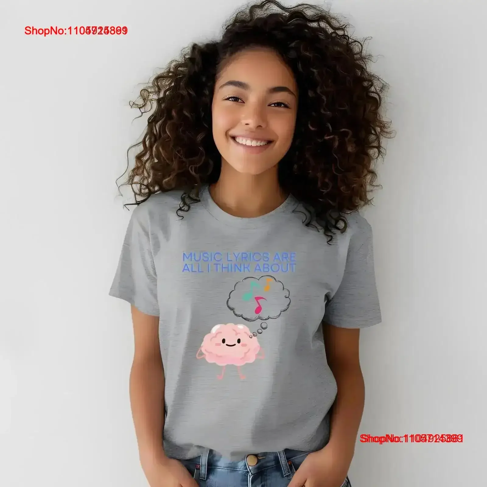 Lyrical Daydream T Shirt Music Lyrics Are All I Think About Trendy Song Lover for Shirtn Girls Poetic Fashion Statement graphic