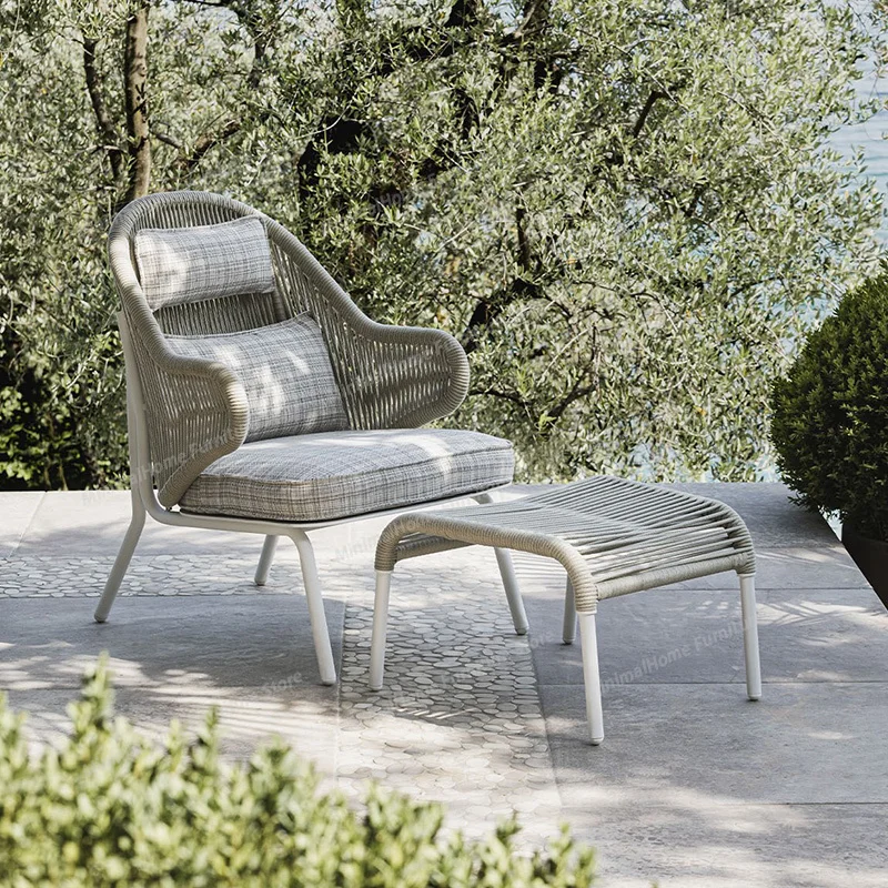 

Courtyard Hotel Garden Chairs Accent Luxury Homestay Metal Advanced Garden Chairs Balcony Leisure Furniture Gartenstuhl Lshyy