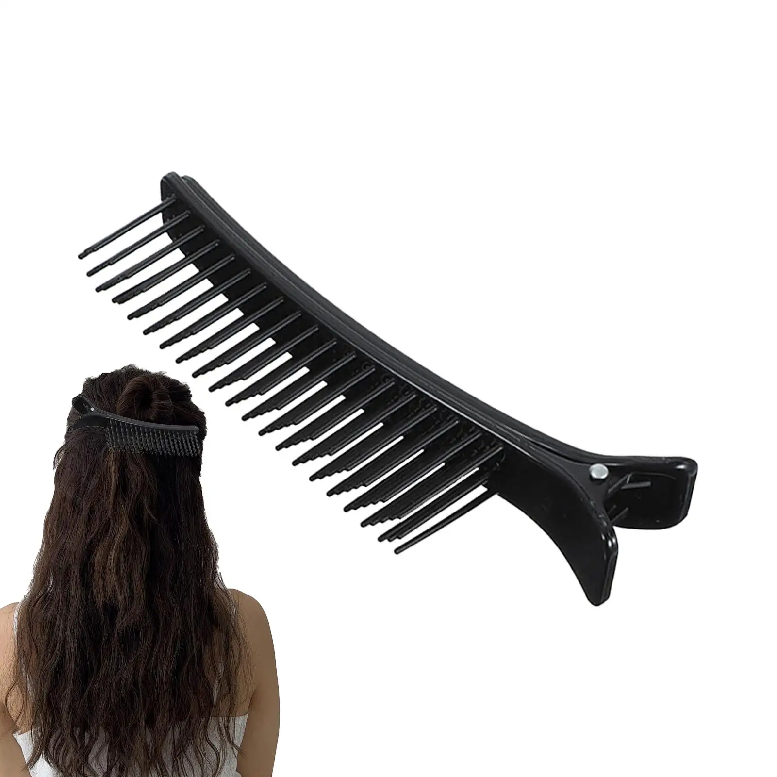 1PC Hair Grip Clamps Salon Hair Section Cutting Clips Comb Barber Dyeing Perm Hair Pins Home DIY Barrette Hair Styling