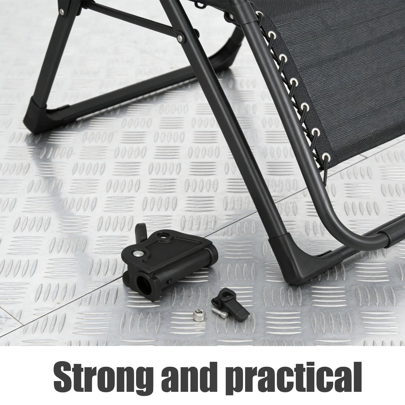 4 szt. Składane krzesła ogrodo – Outdoor Camping Recliner recenzja i cena
