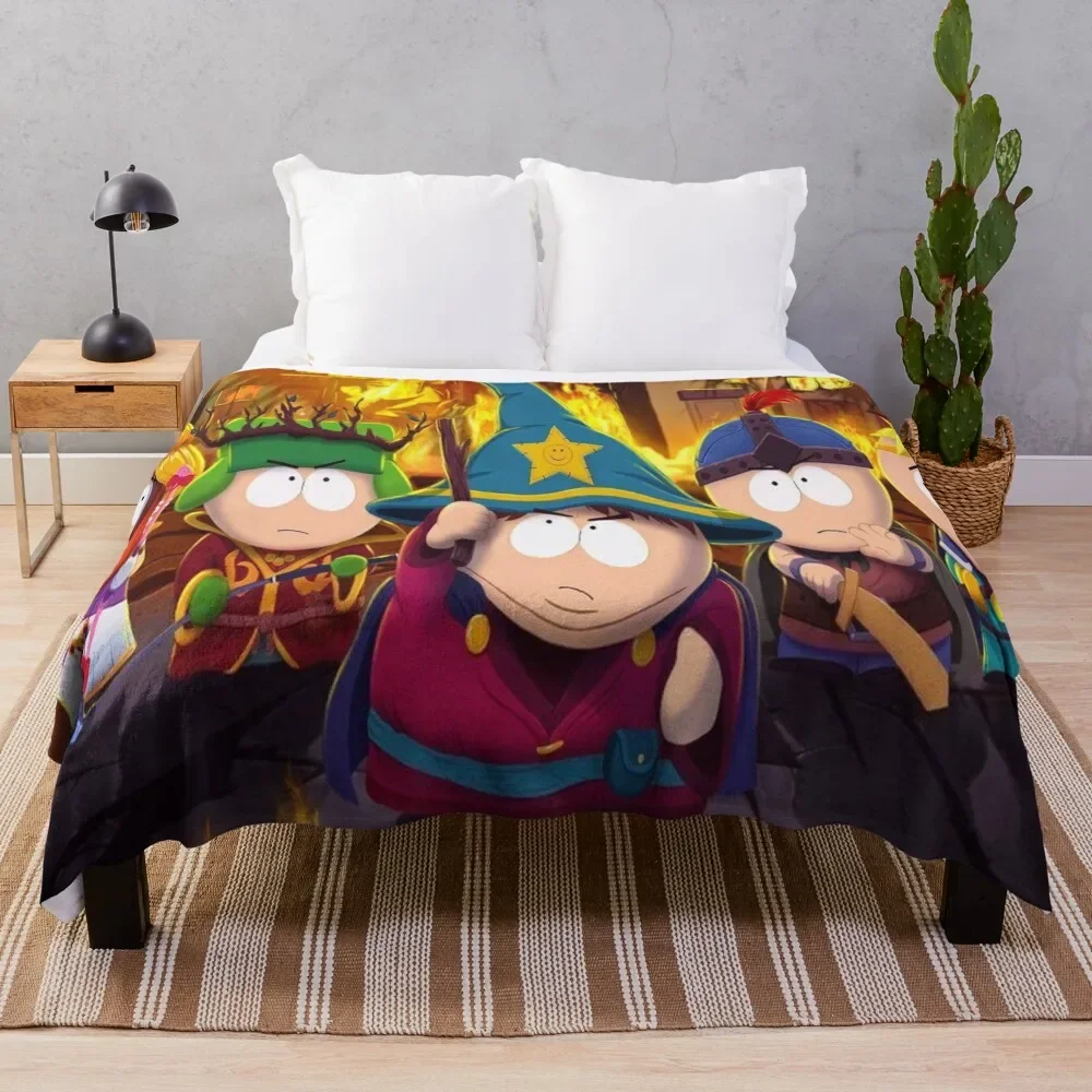 

SouthPark Wizards Throw Blanket Fluffy Cozy Throw Blanket for Home Decor