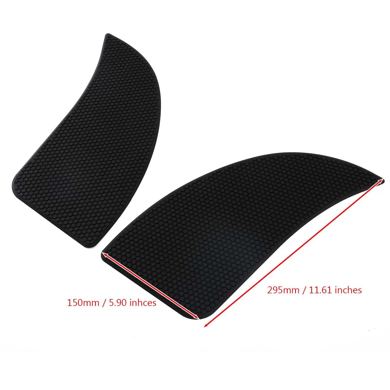 Areyourshop 2x Side Tank Traction Grips Pads Fit for Kawasaki Z1000SX / ABS 2011-2019 Motorcycle Accessories Parts