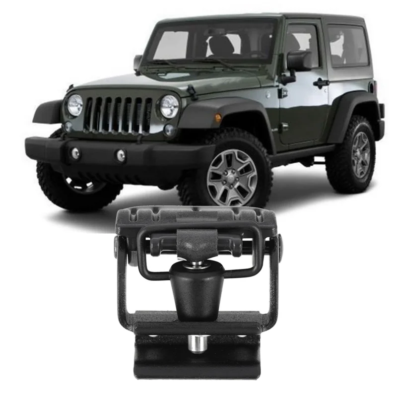 

Автомобильный складной верхний плунжерный кронштейн 68032495AA для Jeep Wrangler JK 2007-2018, 2-дверный монтажный кронштейн с мягким верхом и плунжером-A28K