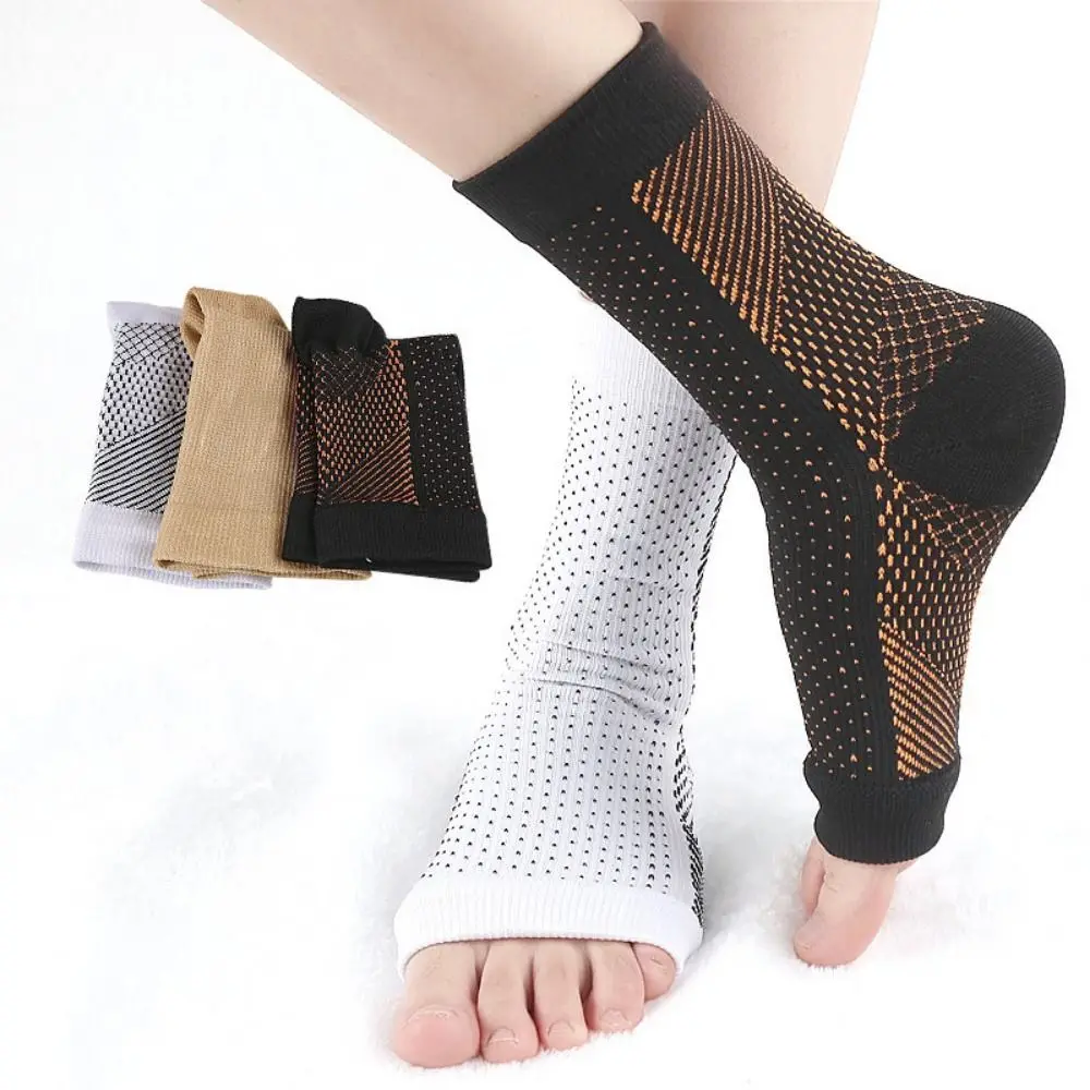 Sports Safety Breathable Ankle Compression Socks Anti Chapped Moisturizing Foot Cracked Repair Neuropathy Unisex