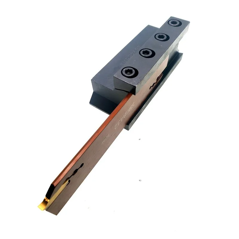 For Outer Diameter Elongated Large Deep Cutting Groove Cutter Holder, Double Head SPB/SP Groove Blade