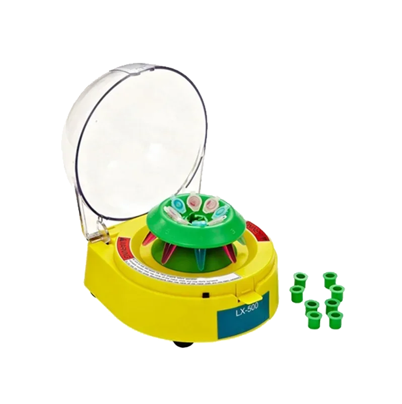 LX-500 Laboratory Table Portable Hand Mini Rubber Base Triple Waterproof Switch Motor Bayonet Design Centrifuge with Best Price