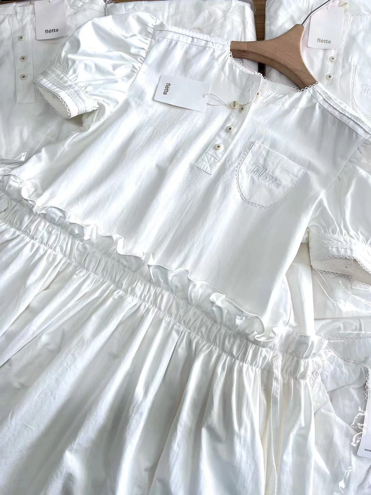 Süße Bubble Sve Patchwork Plissee ort Sve Dr Hohe Taille A-Linie Baumwolle Sommer Casual Single Button rund Ne Dr