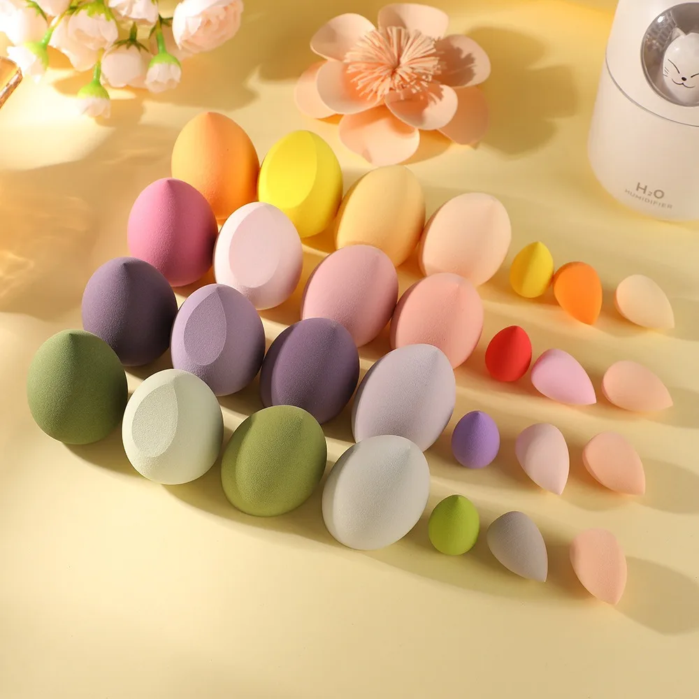 7Pcs Make-Up Schwamm Cosmetic Puff Blender Schönheit Ei Foundation Schwämme Pulver Puffs Bilden Zubehör Frauen Make-Up-Tools