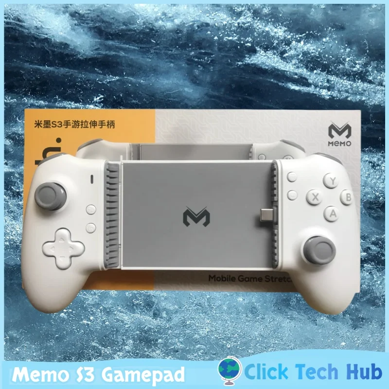 

2025 Memo S3 Gamepad radiator Mobile Phone Controller Hall Effect Stick Joystick Android Ps Game Customized Stretching handle