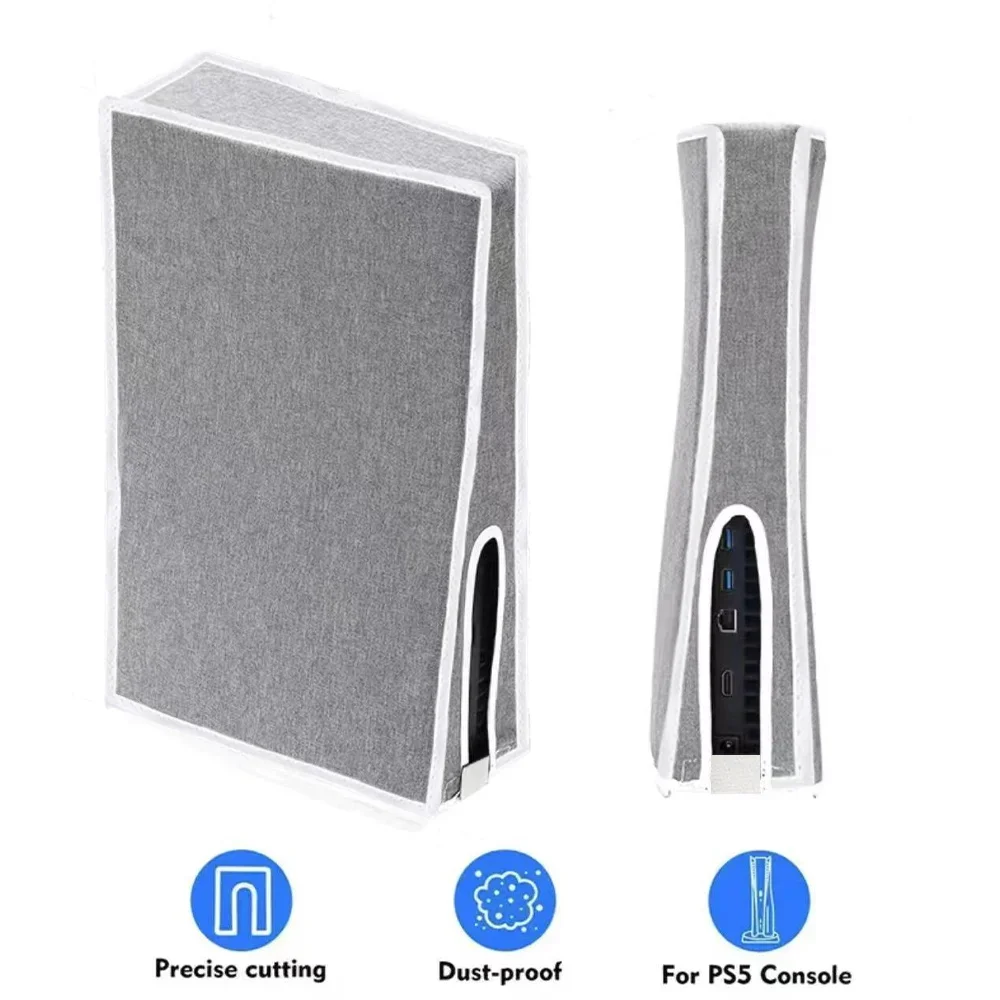 تخصيص أي اسم غطاء غبار بلاي ستيشن 5 PS5 لعبة وحدة التحكم الغطاء الواقي غطاء مقاوم للخدش أداة حماية المضيف #5