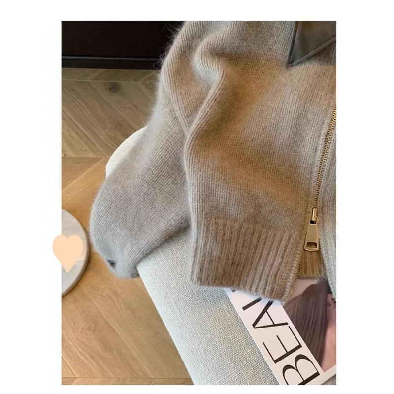 Thumbnail 4 - #18 Trending Womens Cropped Knit Sweaters Right Now