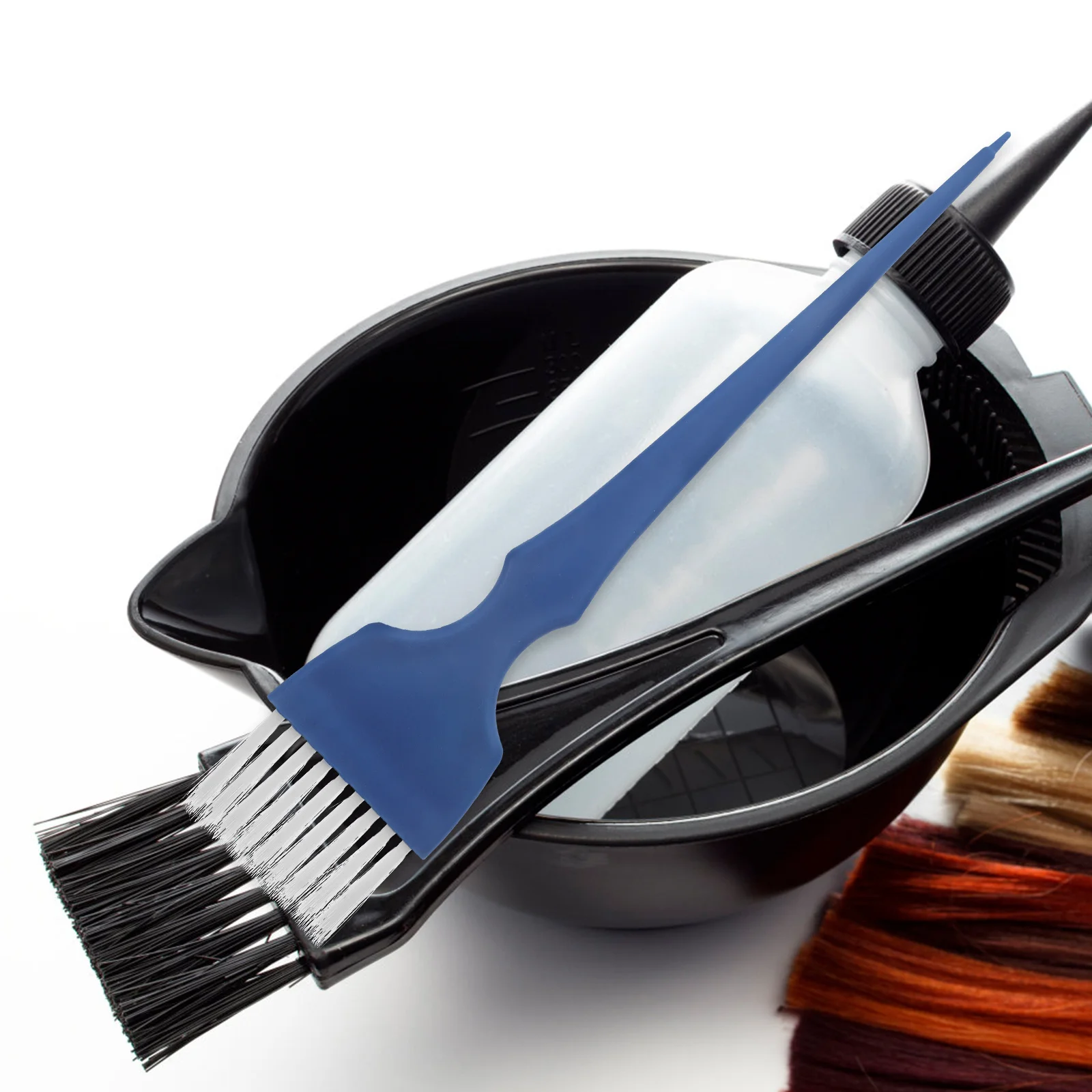 

7pcs Colorful Dyeing Premium Fiber Easy Clean Long Lasting Salon Tinting Tool For Hair Coloring Highlights Hair Coloring