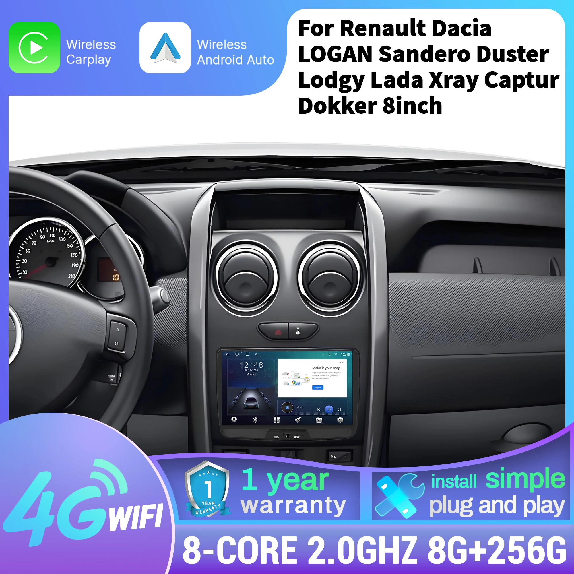 8 Inch Android 14 C… - image