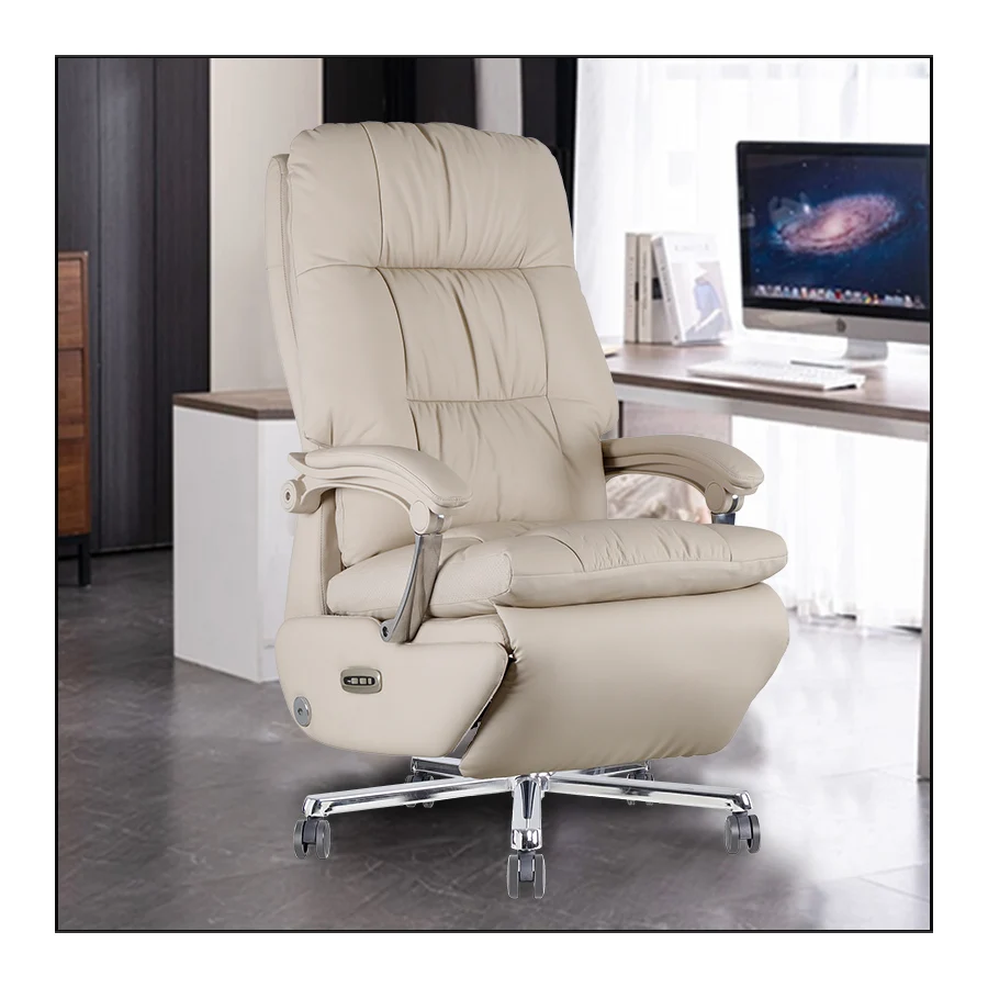 2026 Super Comfortable And Spacious Single Boss Chair Office Game Chair Electric Adjustable Sofa
