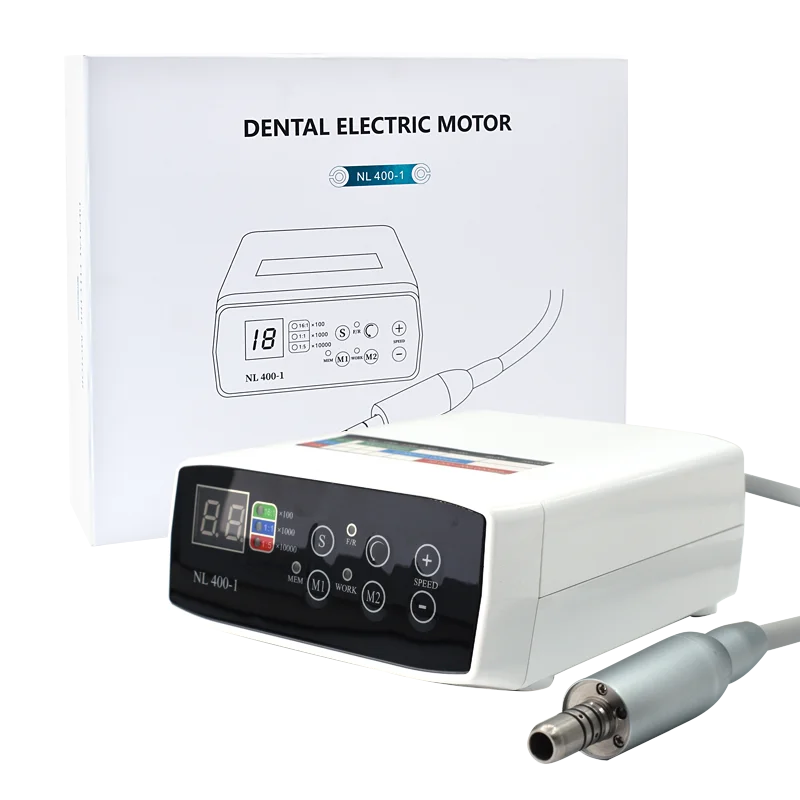 2024 Hot New Dental Electric Micromotor Brushless Micro Motor Led Work With Increasing/Slow Speed Handpiece Optical Contra Angle