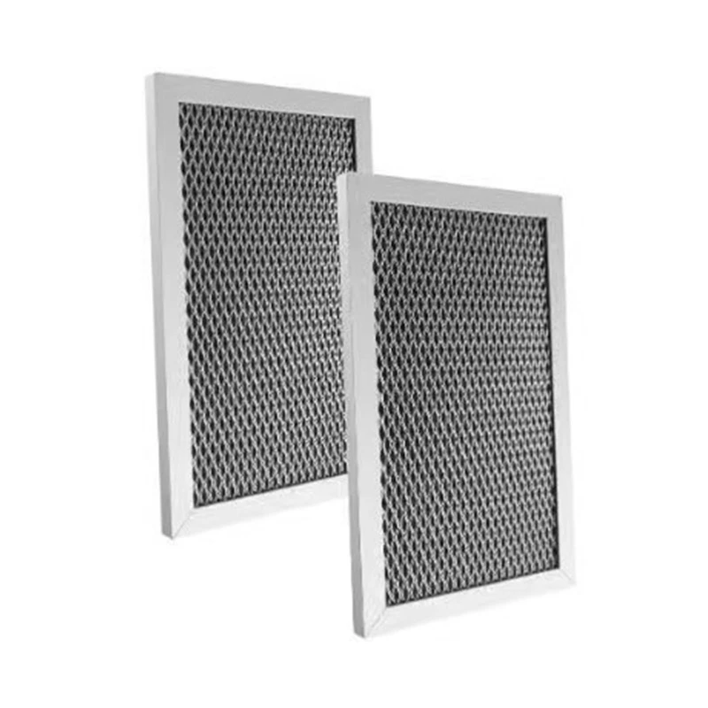 Grease Filter Replacement Set for Microwave Cooking, Multi Layer Aluminum 3 Piece Panels for Kitchen Grease Care and Routine
