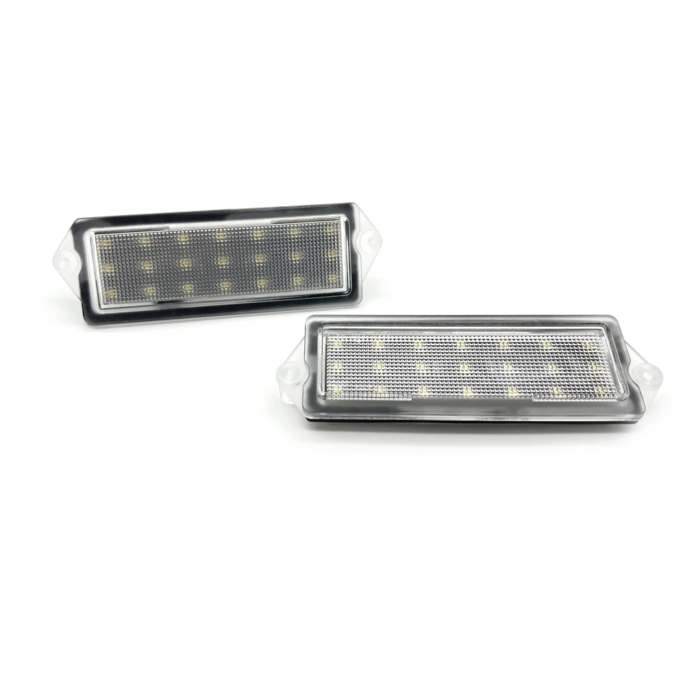 2Pcs Error Free White LED License Plate Light Number Plate Lamp For Hummer H2 2003-2007 For Cadillac Deville Seville