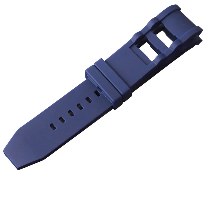 Watch band 26mm quality silicone bracelet blue soft strap fit for Russian INVICTA Rubber Watch band Accessories