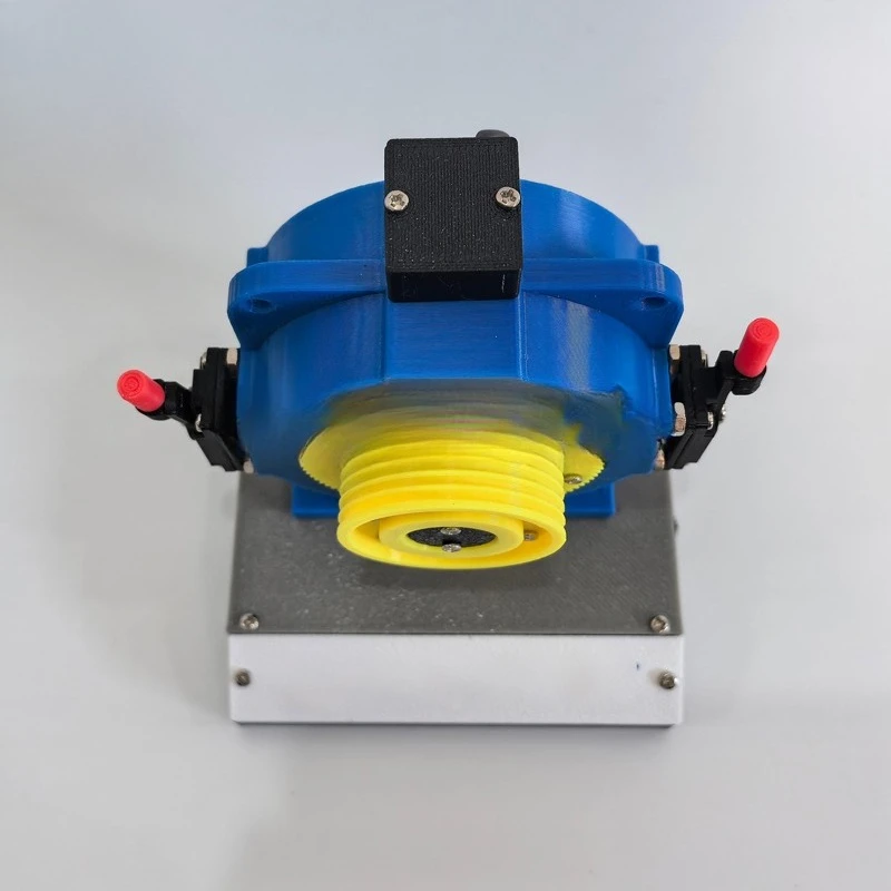 Elevator traction machine model 3D printing teaching simulation Elevator model Children's toys Small traction machine view 3