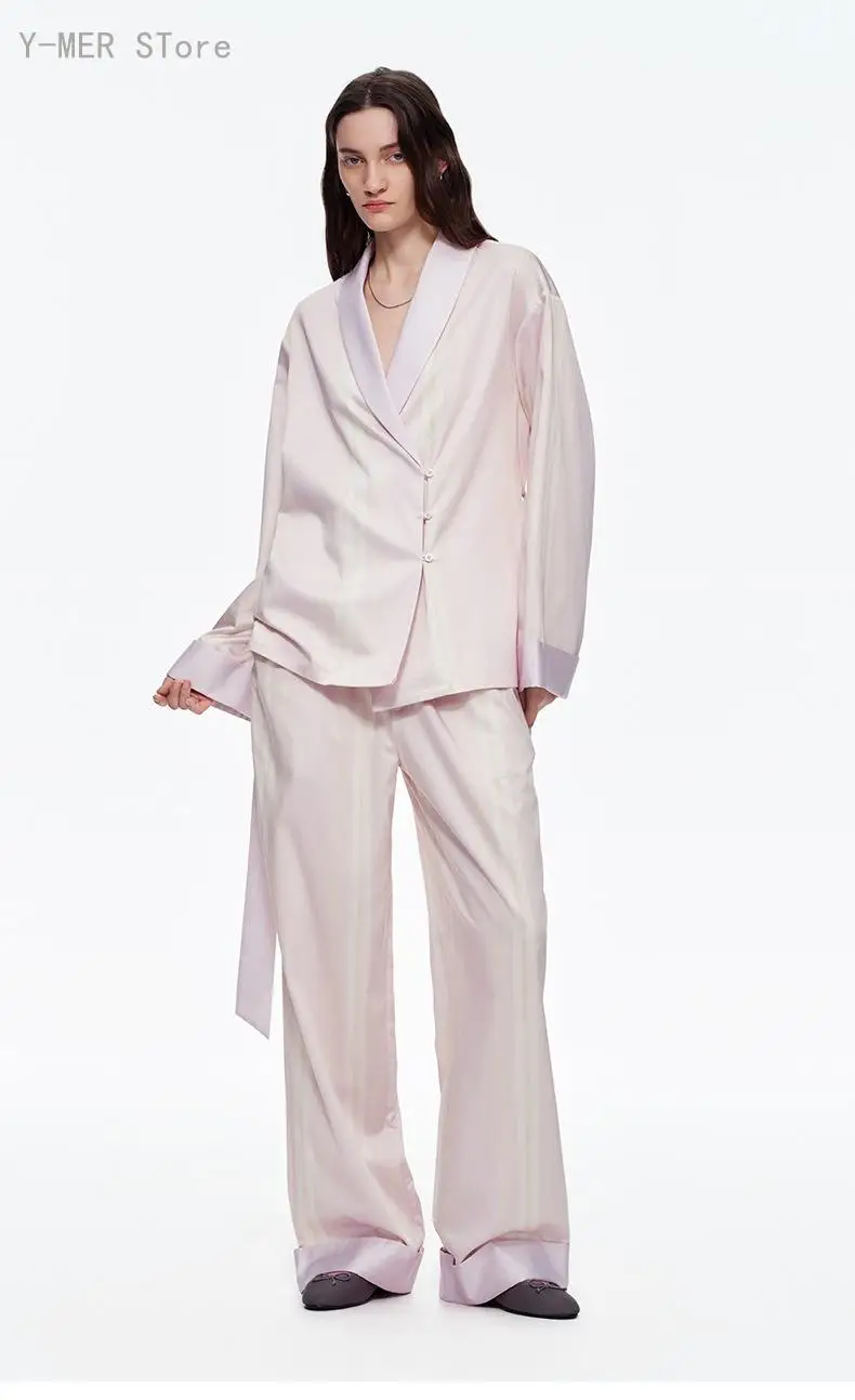 Women Pajamas Loose Slimming Luxury Gift Option Stylish Unique Design Ladies Soft Sleepwear Casual Home Loungewear