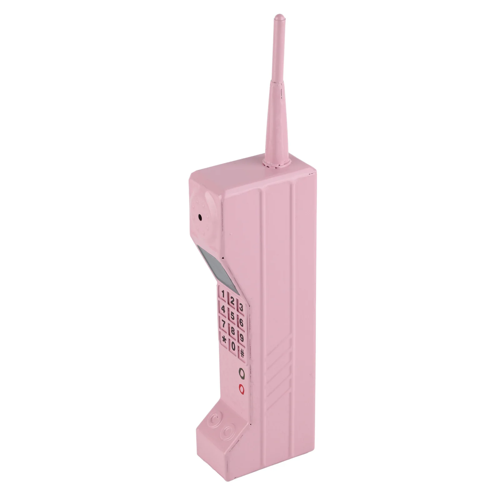 Retro mobiele telefoon model ornament ijzer ouderwetse vintage simulatie mobiele telefoon standbeeld voor fotografische rekwisieten bureau decor