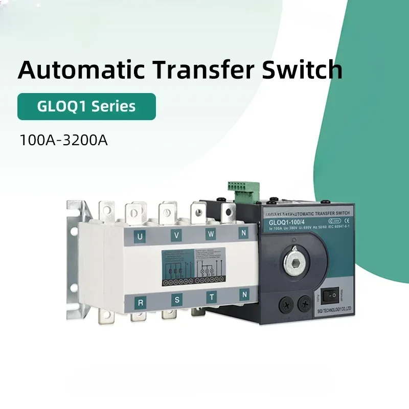 GLOQ1 1600A  Diesel Generator Control Panel PC Class 1250A Automatic Transfer Switch 4P 1000A Automatic Changeover Switch