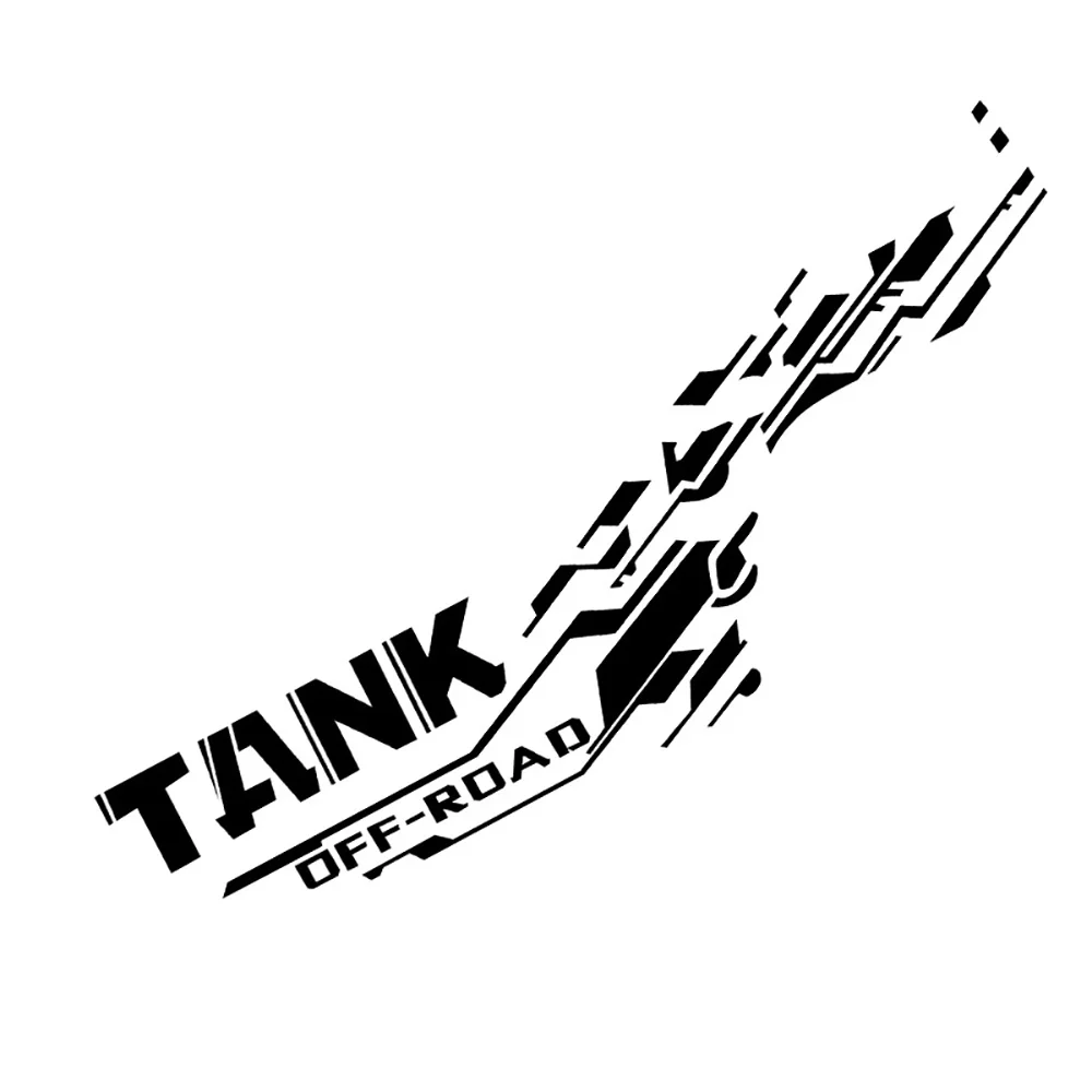 Car Stickers Modified Body Color Strips Special Color Stickers For Tank 300 Letter Stickers Pulled Waistline Decorative Stickers