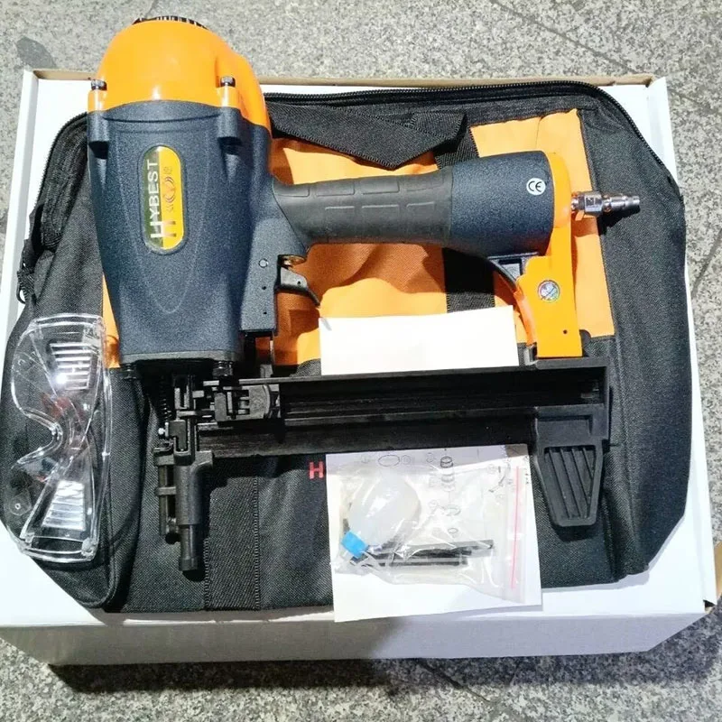 Heavy Duty Pneumatic Rivet Gun Gripped Handle Air Riveter for Door Window Fixing and Angle Bracket Installation