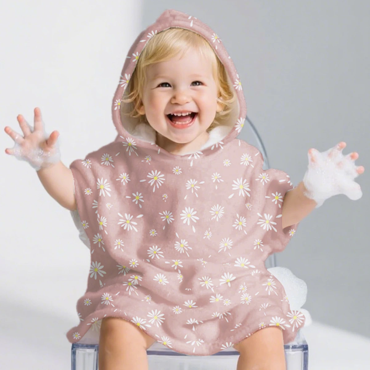 

1PC Soft Multi-purpose Bath Towel Absorbent Baby Hooded Towel,Perfect For Bathing,Swimming,Baby Care Accessories Essentials