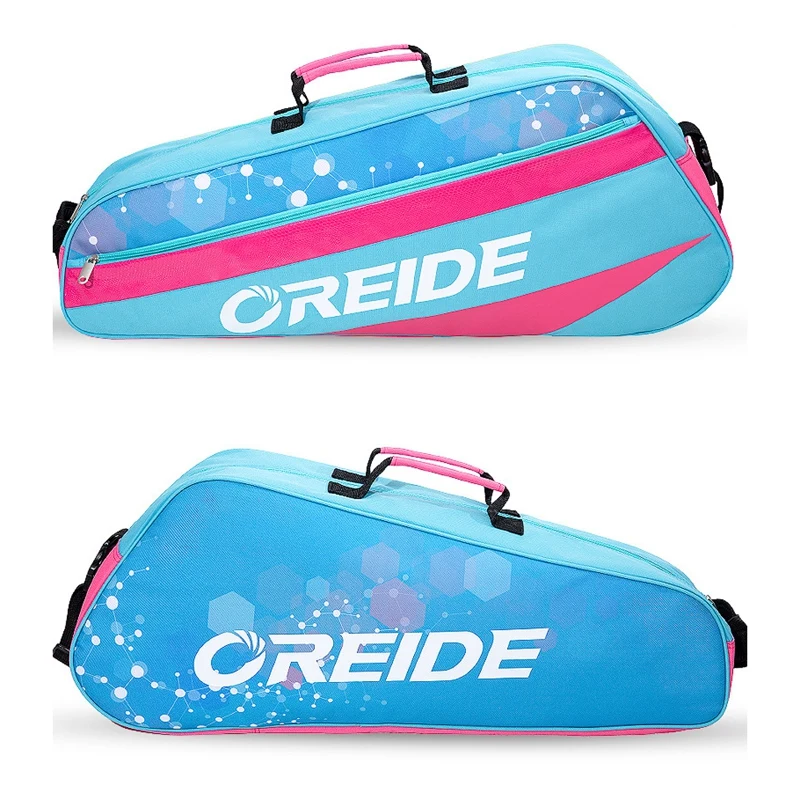 OREIDE-Bolsa de Bádminton de un solo hombro, raqueta de Squash, raqueta de tenis, bolsas deportivas, puede contener 3 raquetas