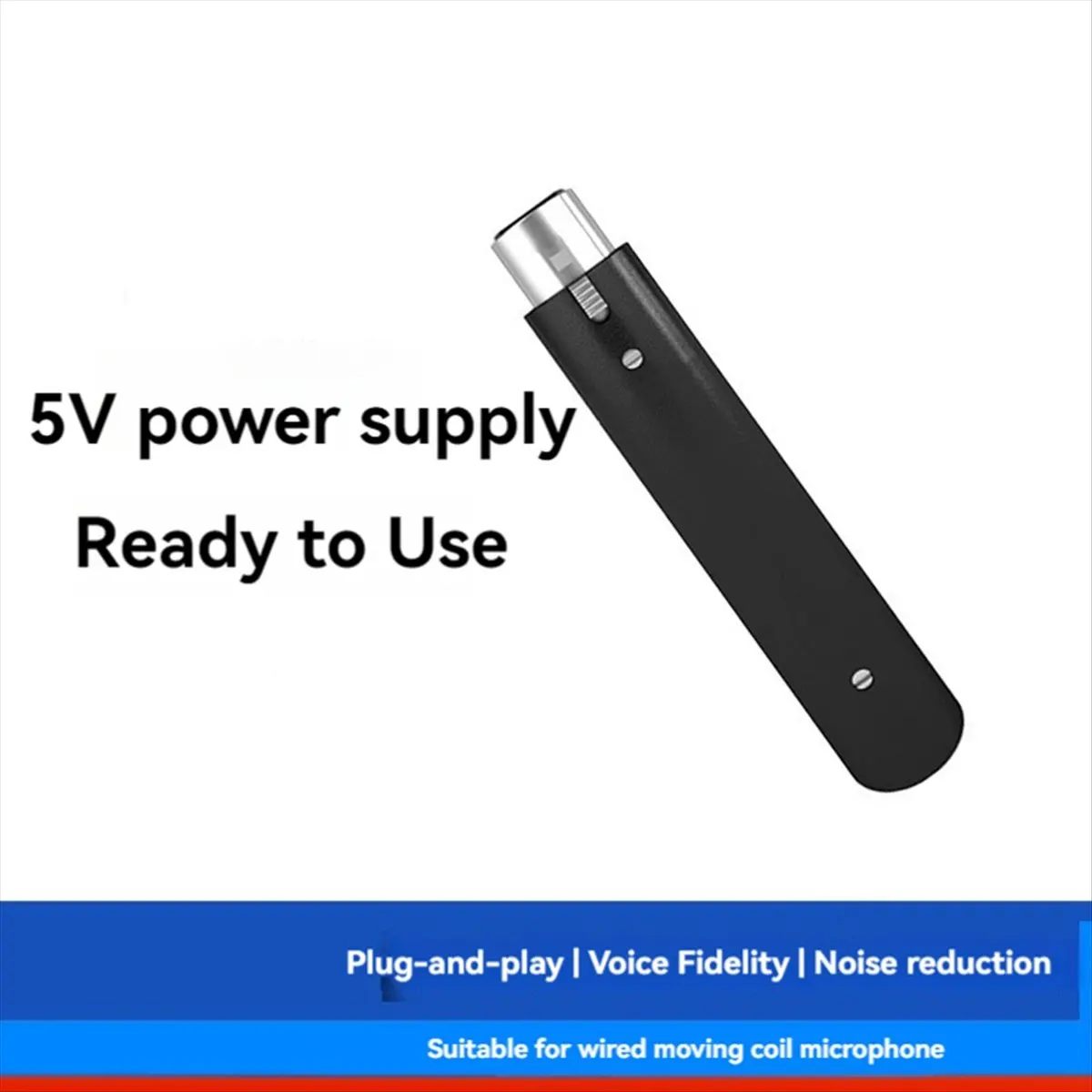 2026 جديد + مضخم ميكروفون ديناميكي 5 فولت مصدر طاقة قناة واحدة تزيد من الأنشطة المتعددة لسقوط الميكروفون الديناميكي