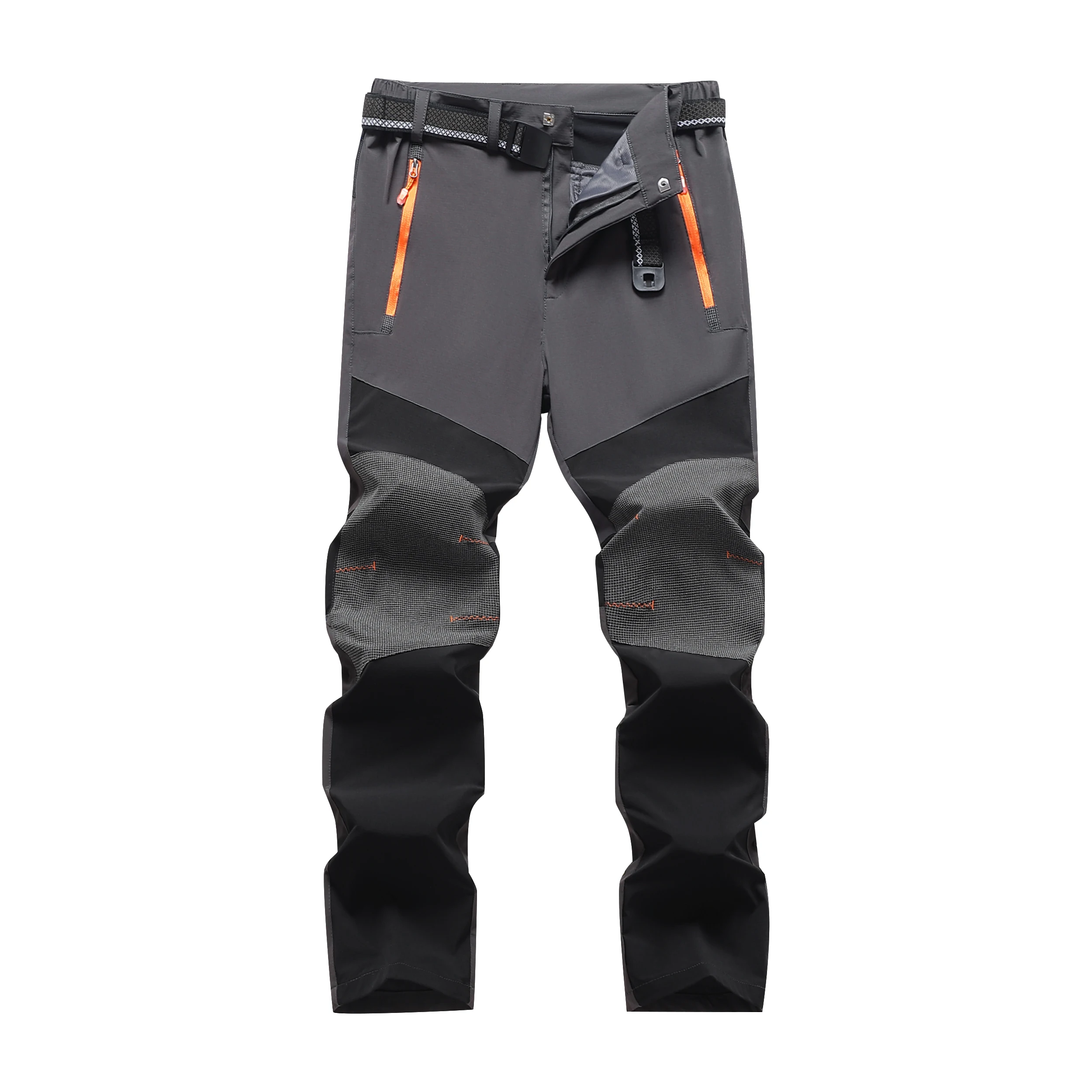 Pantaloni da alpinismo da uomo all\'aperto con pantaloni elastici a quattro lati ad asciugatura rapida, elastici estivi leggeri e sottili traspiranti